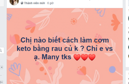 Keto giảm béo - cách làm cơm chiên keto rau củ quả.
