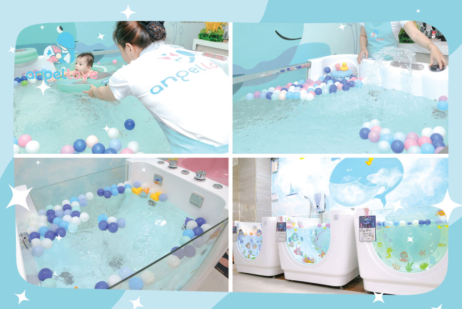 Bể bơi thủy liệu cho bé tại Sviet Beauty Spa