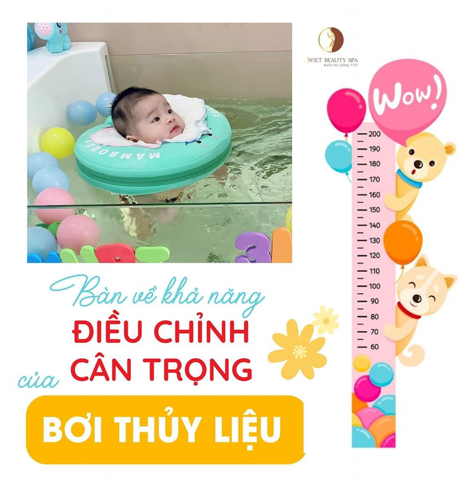Lợi ích của trẻ khi được bơi thủy liệu Baby Floa