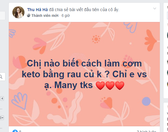 Cách làm món cơm keto rau củ quả