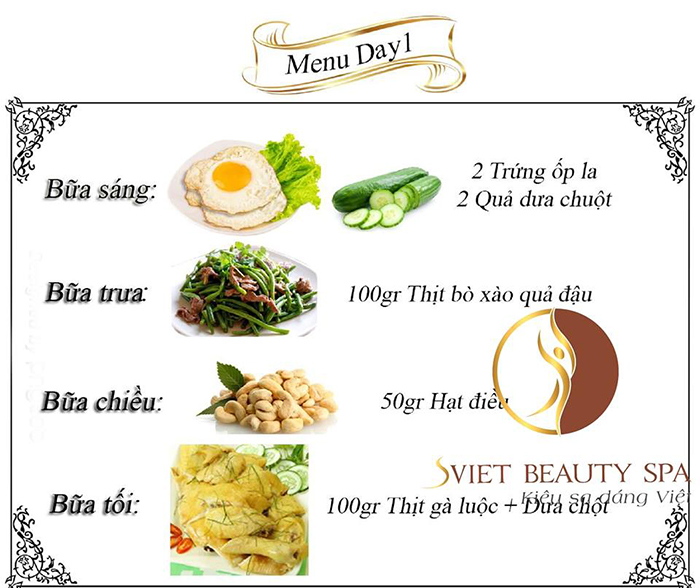 Thực đơn keto ngày 1 - giảm cân hiệu quả sau 7 ngày ăn