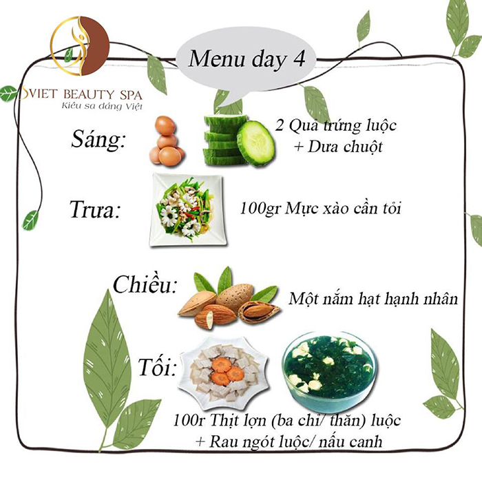 Thực đơn keto ngày 4 - giảm cân hiệu quả sau 7 ngày ăn