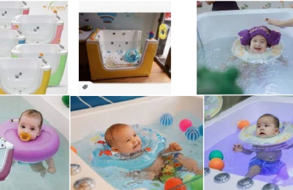 Giá dịch vụ bơi cho trẻ sơ sinh baby float