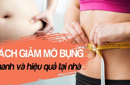 Giảm béo vùng bụng - 6 Cách giảm béo bụng tại nhà ai cũng có thể làm được