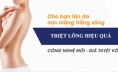 Triệt lông lưng vĩnh viễn – Tự tin khoe dáng