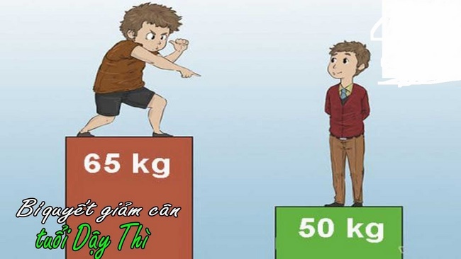 giảm béo tuổi dậy thì