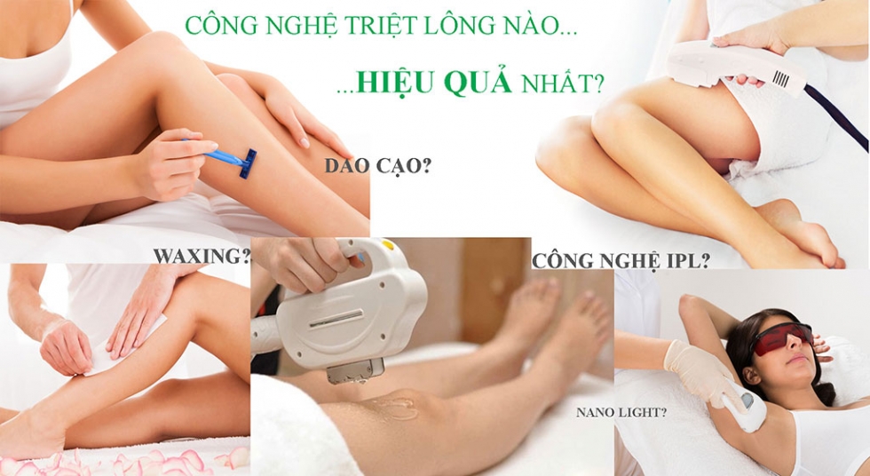 Triệt lông truyển thống, và công nghệ phương pháp nào hiệu quả an toàn