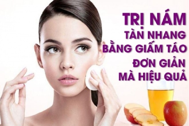 Mặt nạ lột nám tàn nhang từ giám táo mật ong hiệu quả