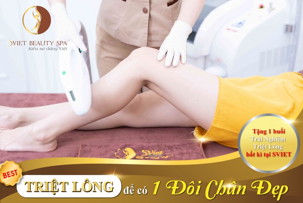 Triệt lông chân tại Svietspa địa chỉ uy tín chất lượng