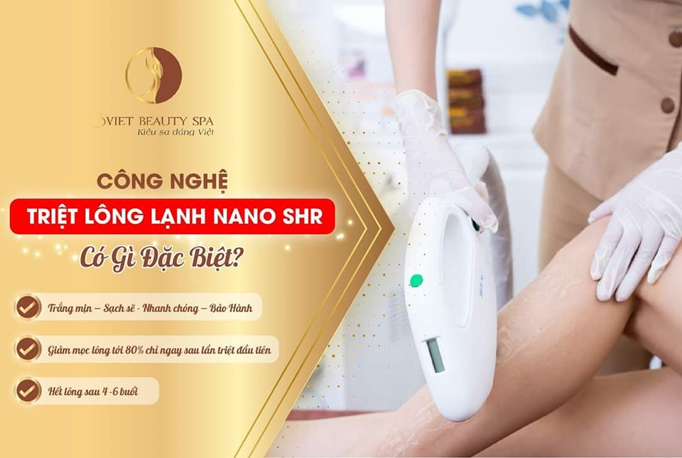 Triệt lông đầu lạnh công nghệ tại Svietspa