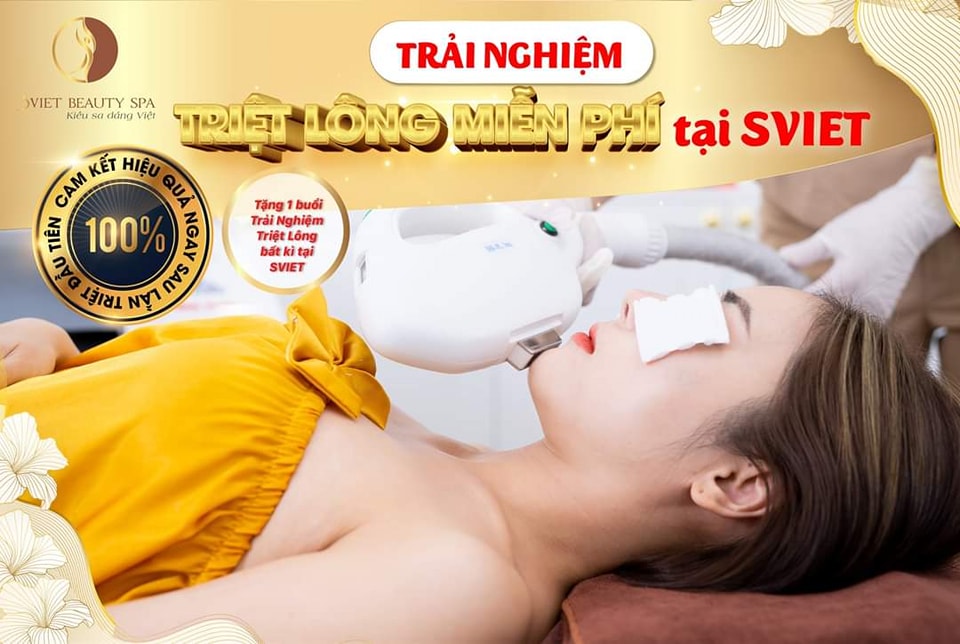 Trải nhiệm dịch vụ triệt lông tại Svietspa